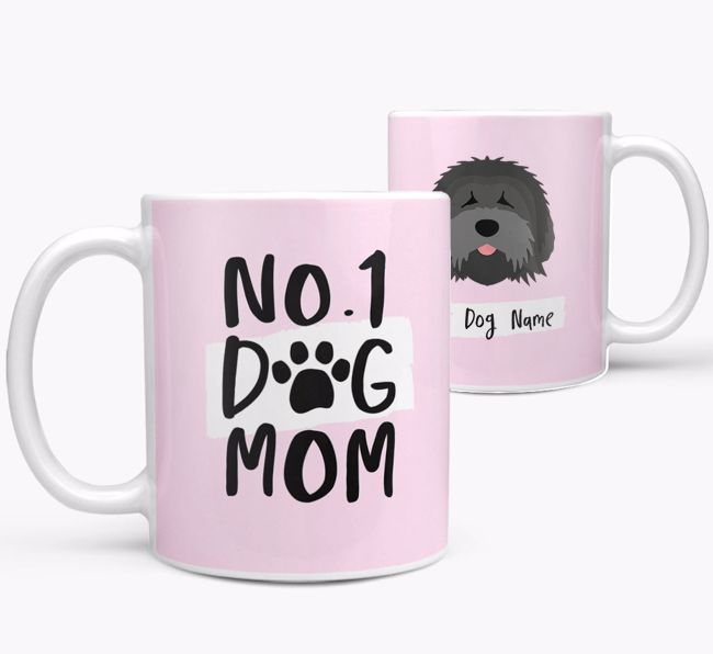 'No.1 Dog Mom' - Personalized {breedFullName} Mug